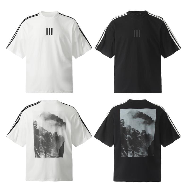 Rrr123 Ink Painting Stitching Tee