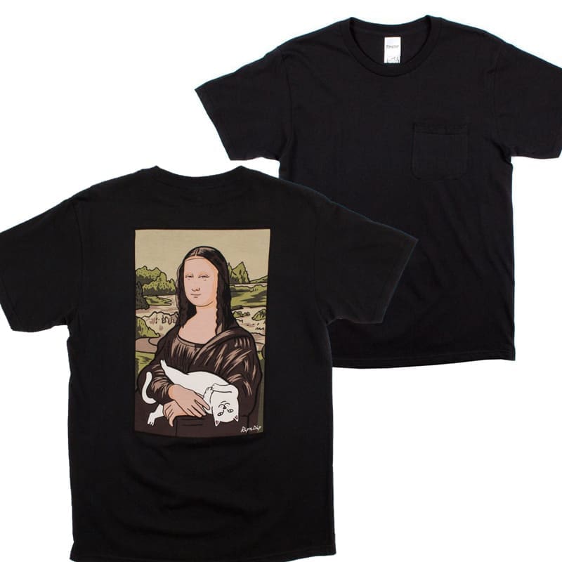 Rip N Dip Middle Finger Cat Pocket Tee