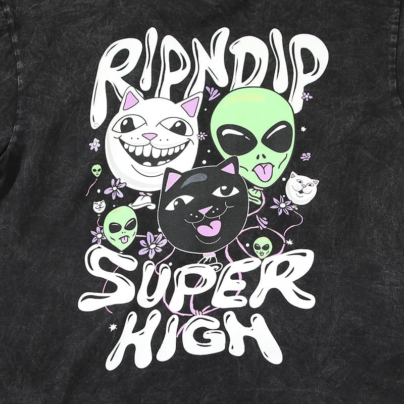 Ripndip Cheap Cat Distressed Short Sleeve Tee