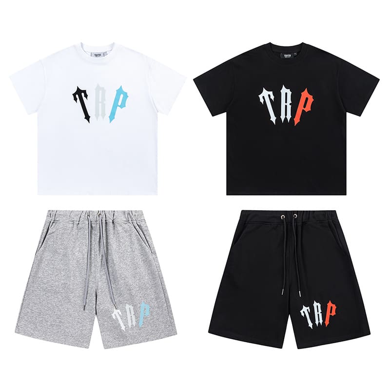 Trapstar Sword Letter Print T-Shirt & Shorts