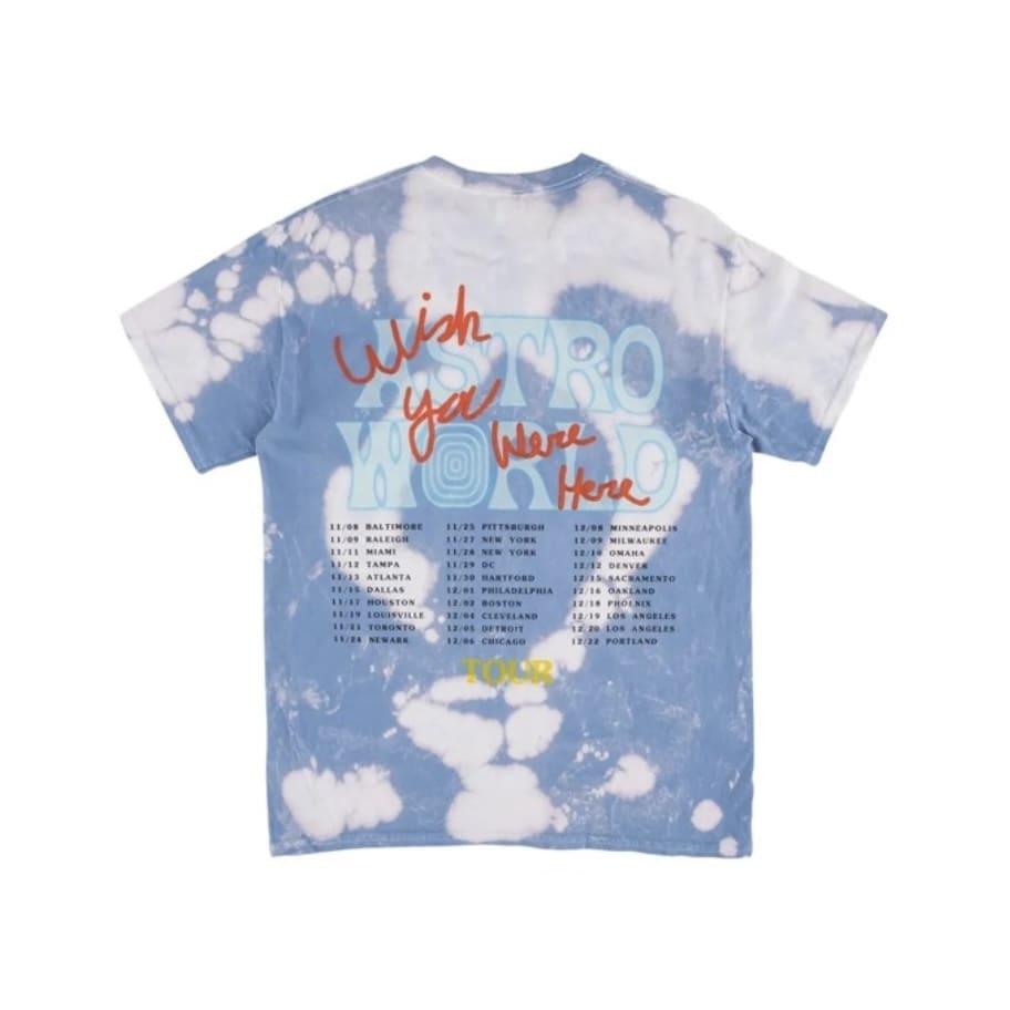 Astroworld Travis Scott Astronaut Tie-Dye T-Shirt