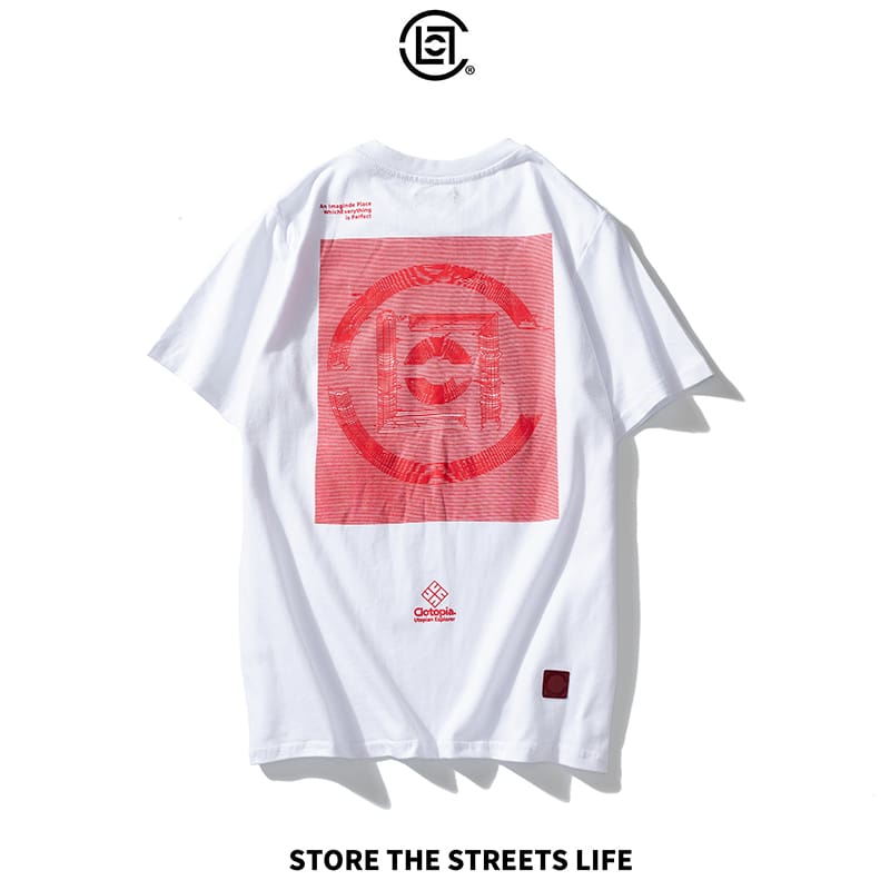 Clot Fujiwaro Chinese Print T-Shirt