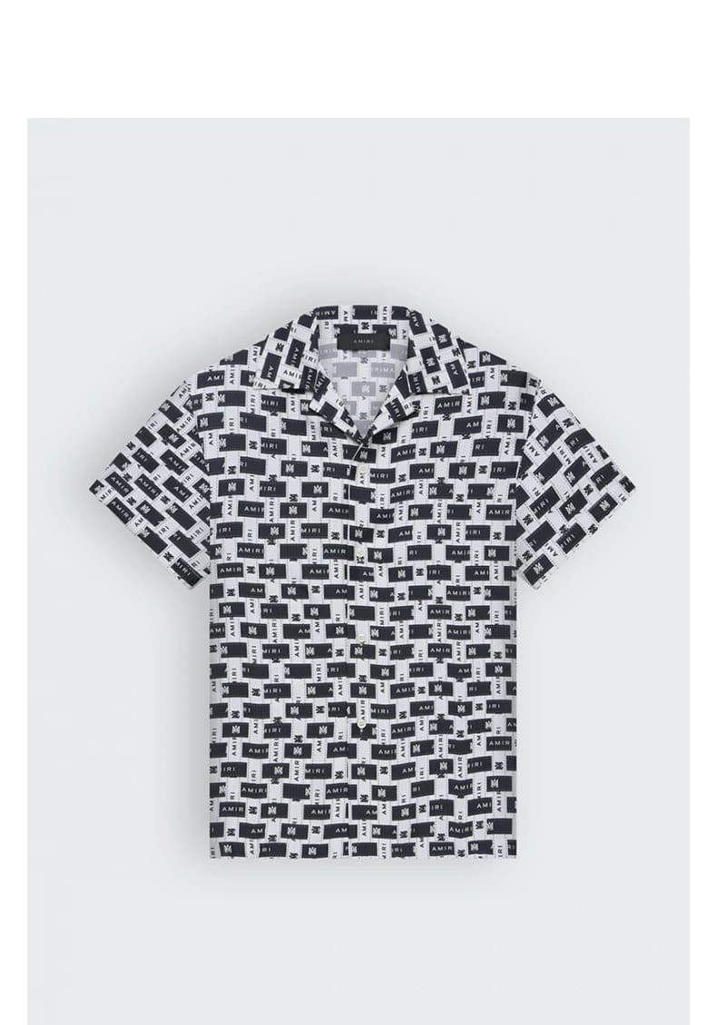 Amiri Fw24 Letter Print Polo Shirt
