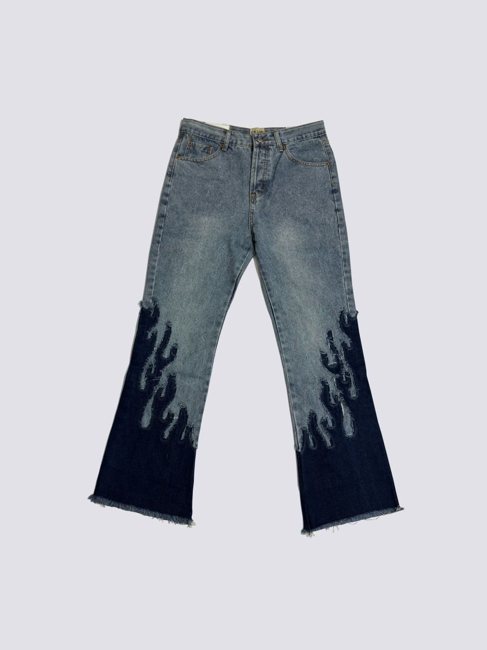 Gallery Dept Stitched Flame Bell-Bottoms