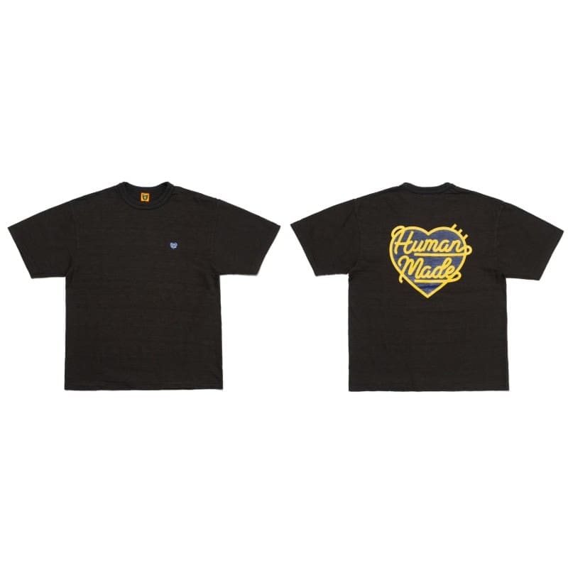 Hvm*n M*de love black short sleeve tee