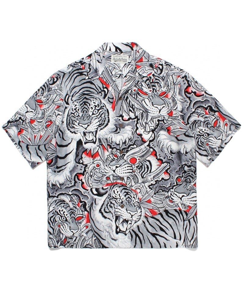 Wacko Maria 23Ss Flame Tiger Shirt