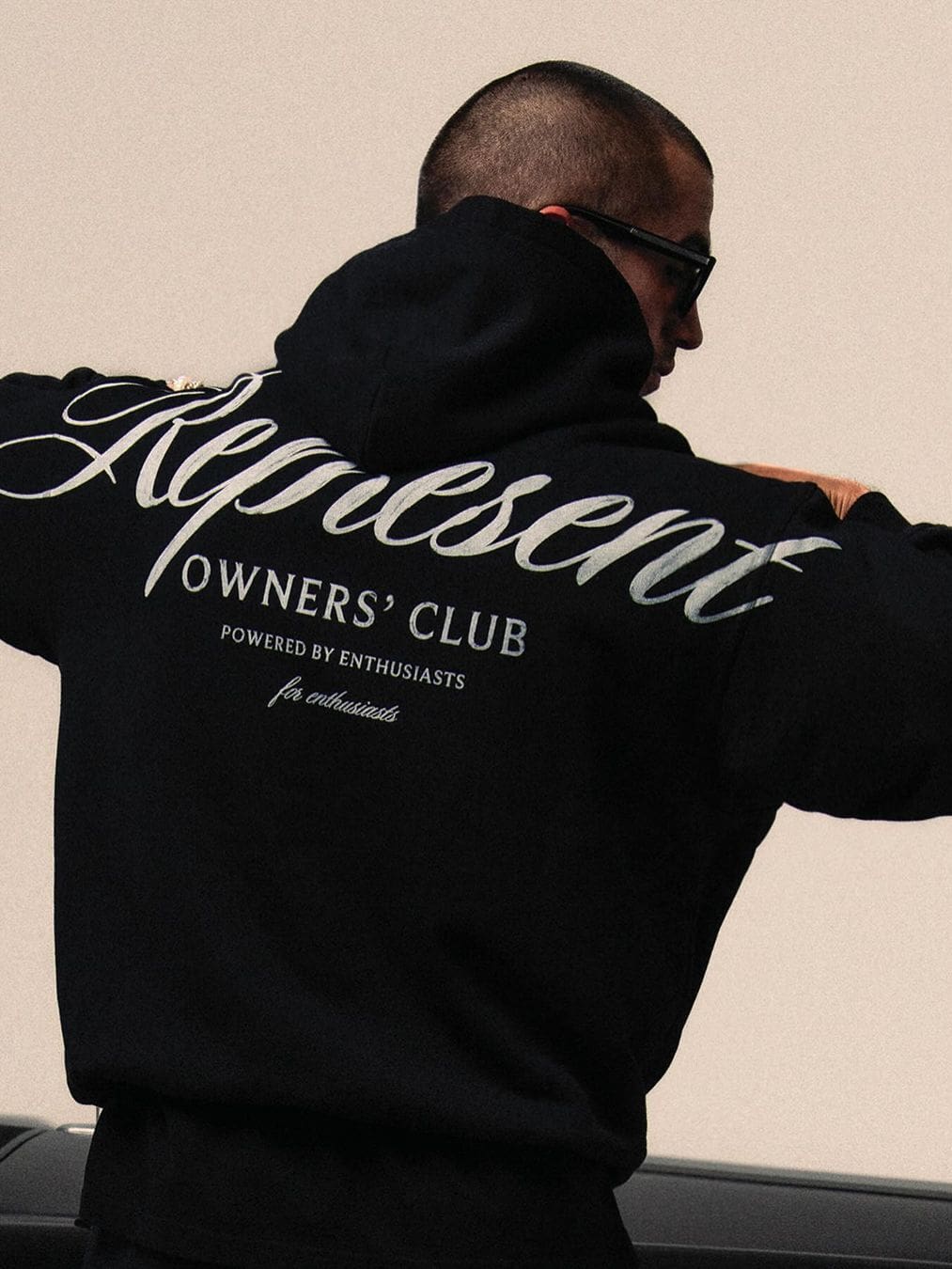 Represent Club Script Hoodie