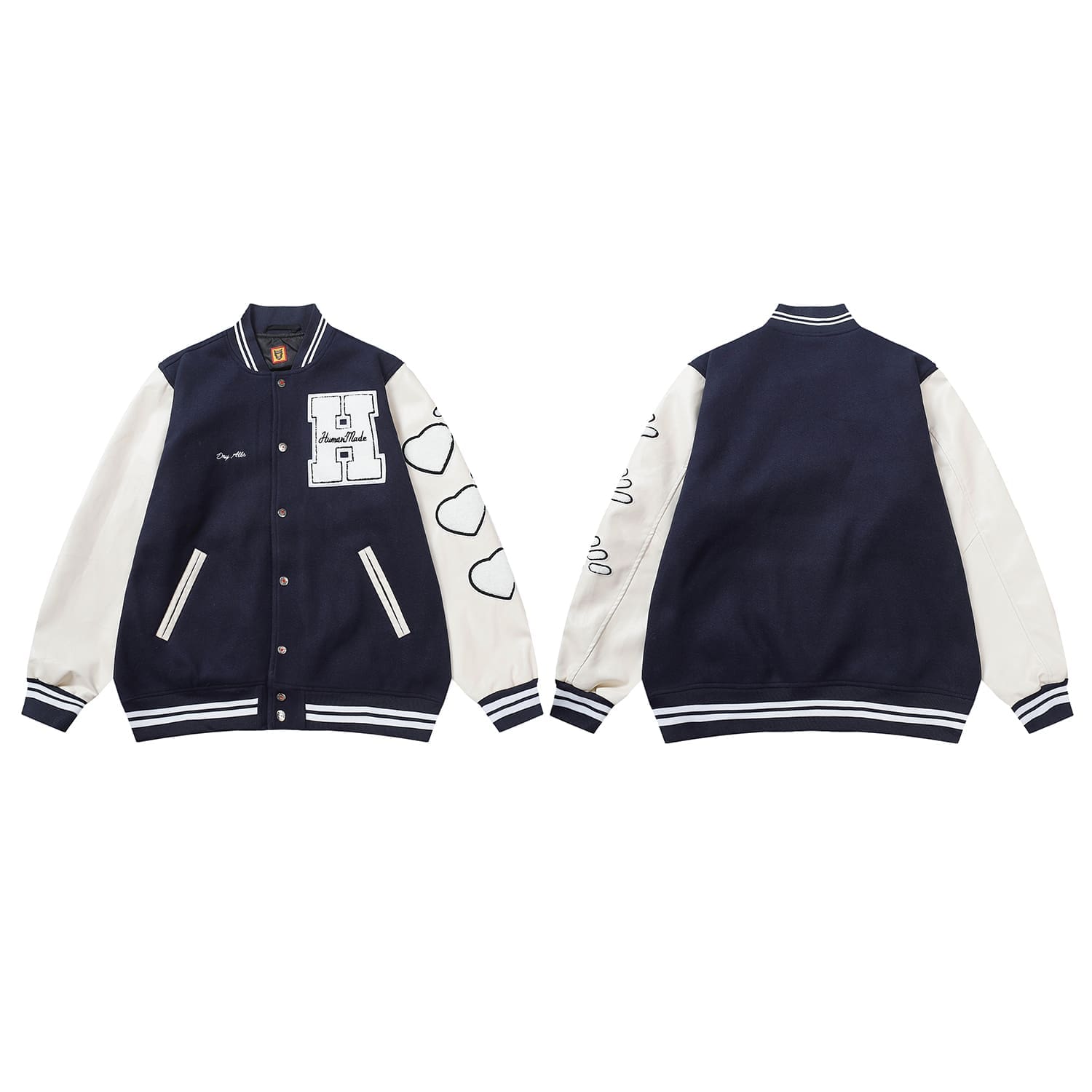 retro Hvm*n M*de cho baseball jacket