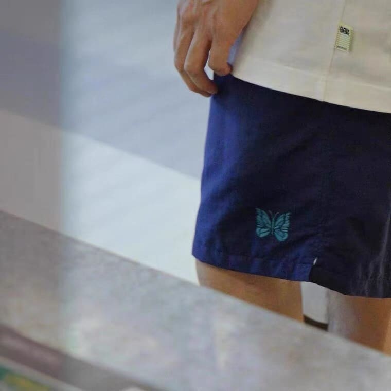 Needles Butterfly Embroidery Shorts