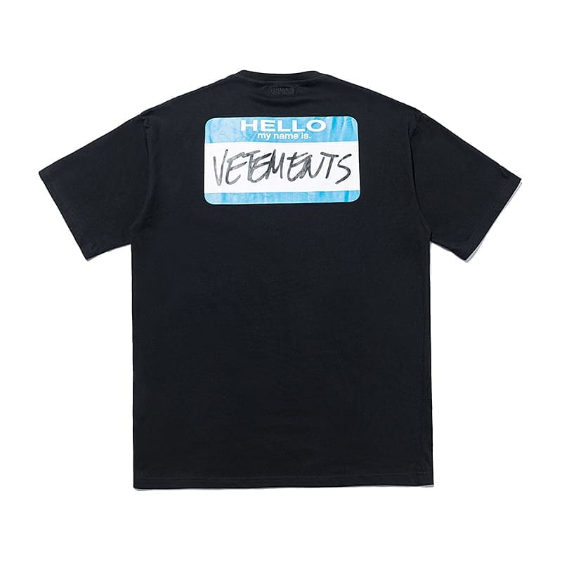 Vetements Letter Print Oversized Tee