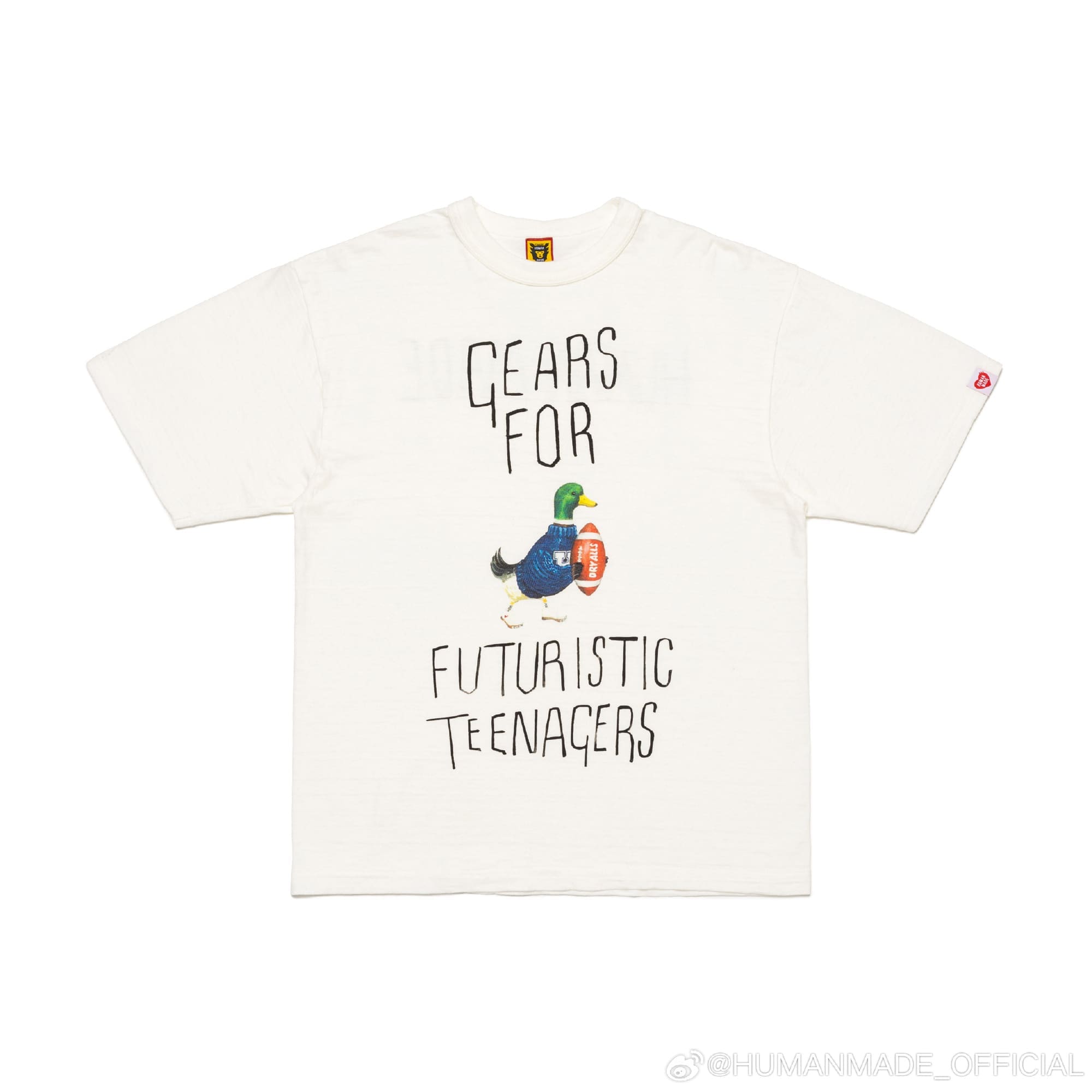 Hvm*n M*de duck letter short sleeve tee