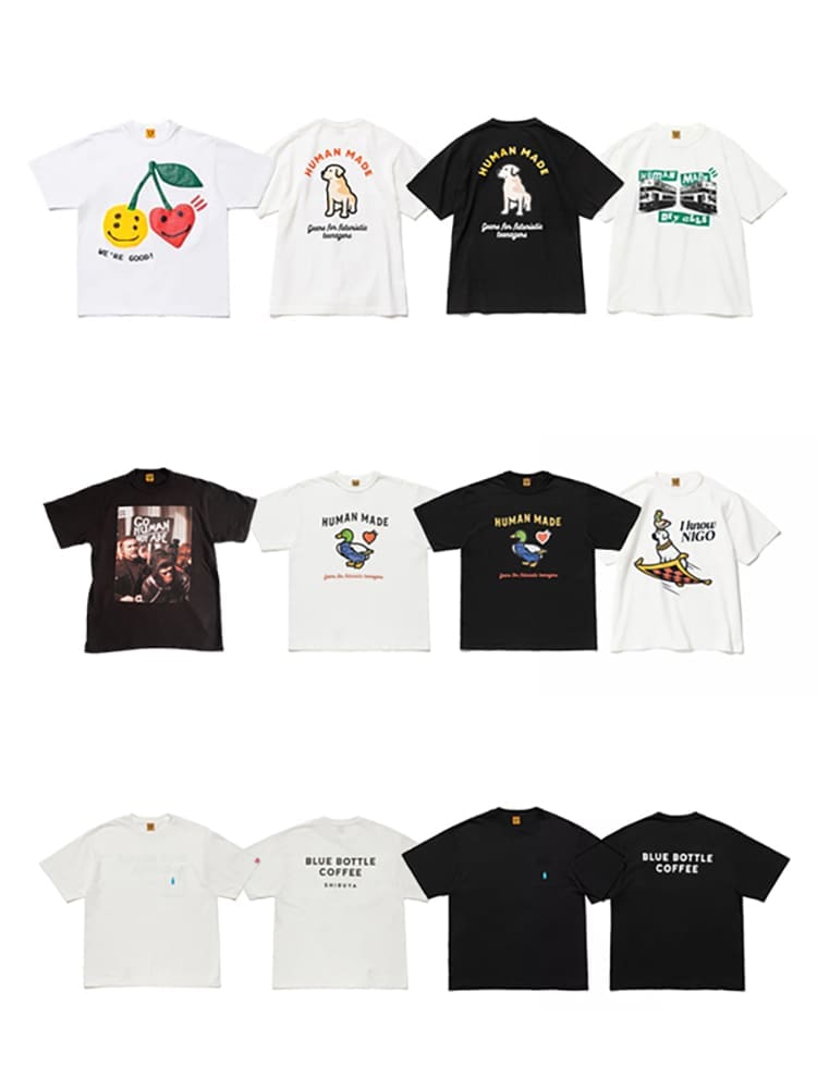 Hvm*n M*de heavy slub cotton tee