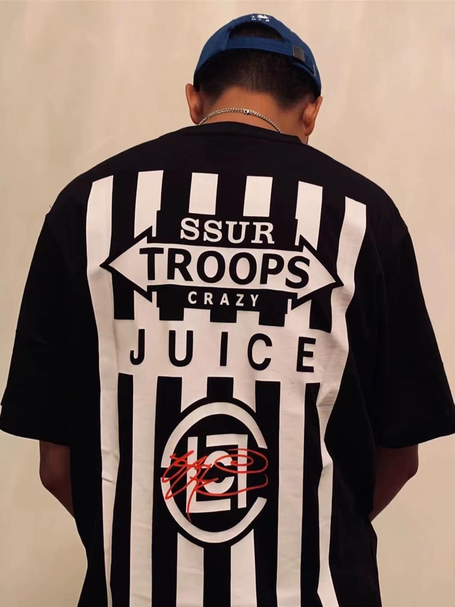 Ssur Plus X Clot Blue And White Porcelain T-Shirt