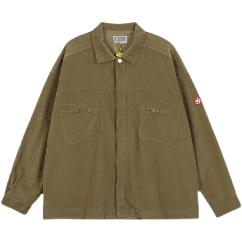 Cavempt Khaki Corduroy Zip Jacket
