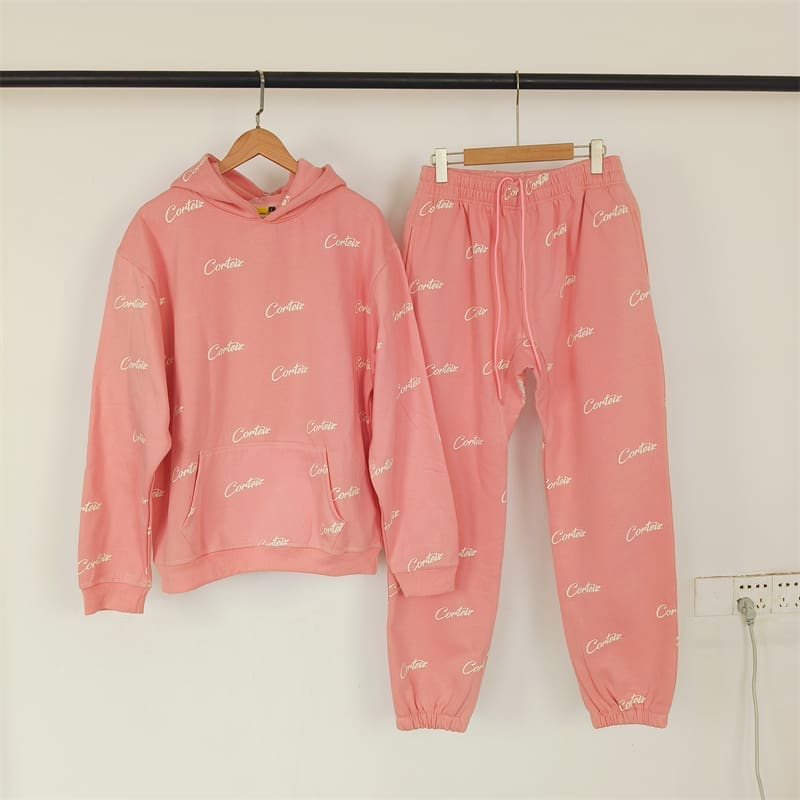 Corteiz Devil Island Over Printed Letter Hoodie