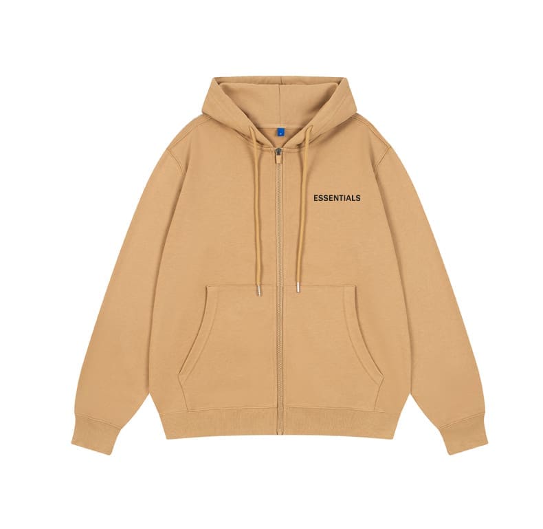 Essentials Cardigan Zipper Hooded Sweater