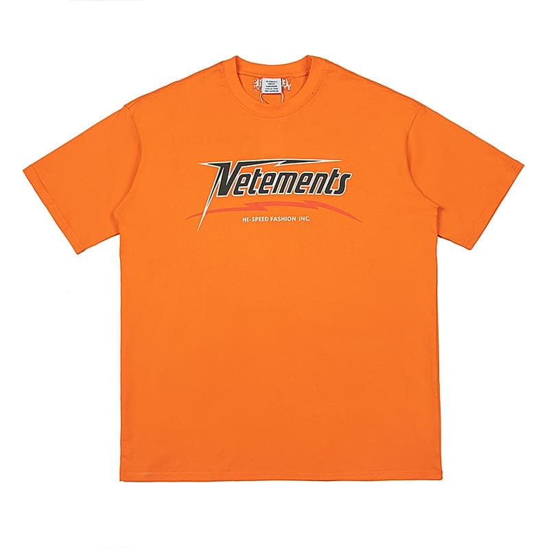 Vetements Letter Print Oversized Tee