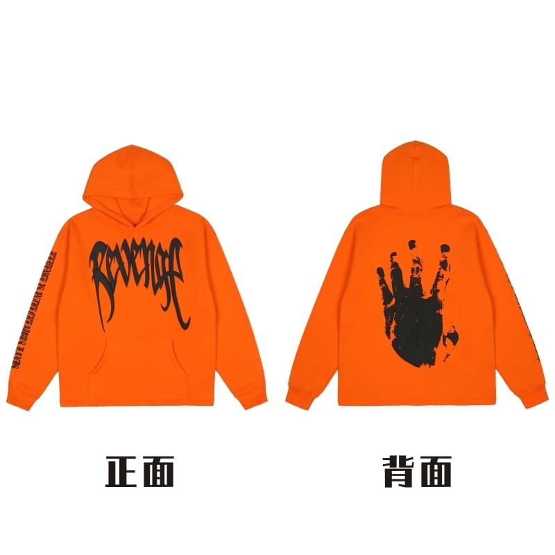 Revenge Embroidered Keel Smoke Hoodie