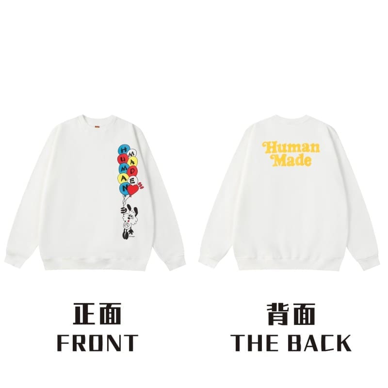 Hvm*n M*de love round neck sweater