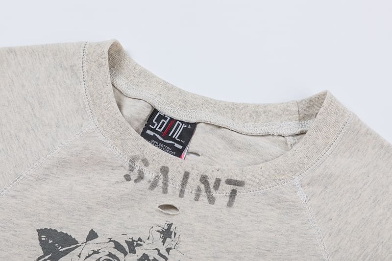 Saint Michael Portrait Graffiti Pullover