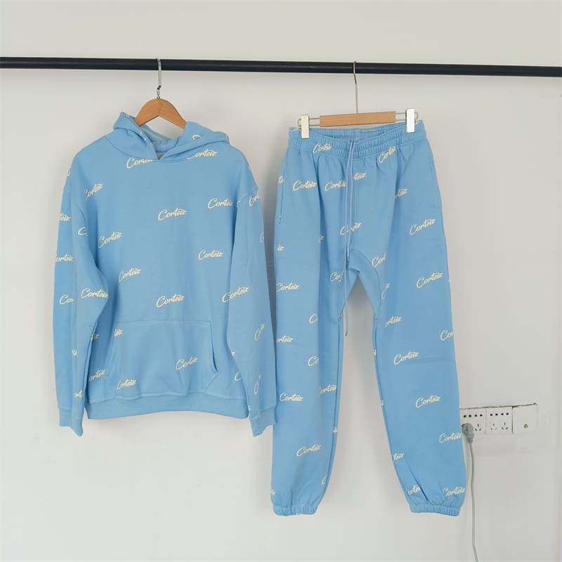 Corteiz Devil Island Over Printed Letter Hoodie