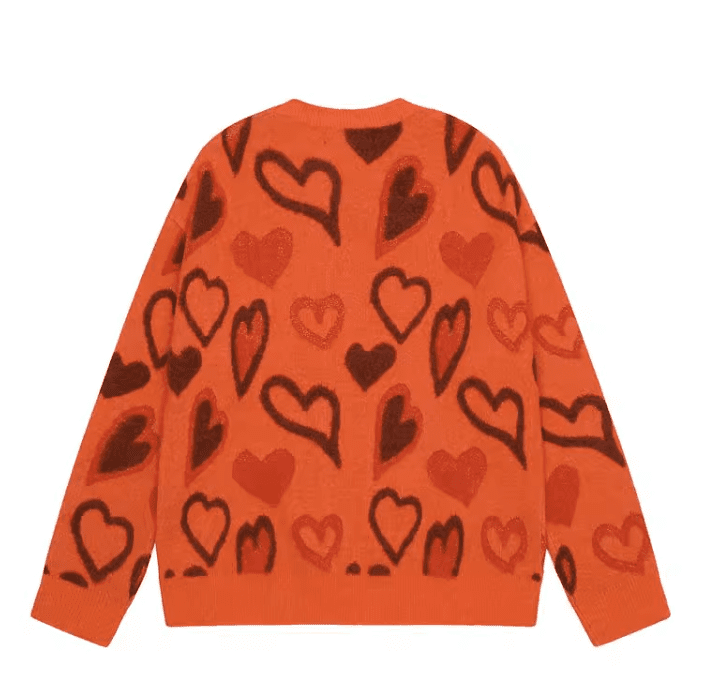 Drew 3D Love Jacquard Sweater