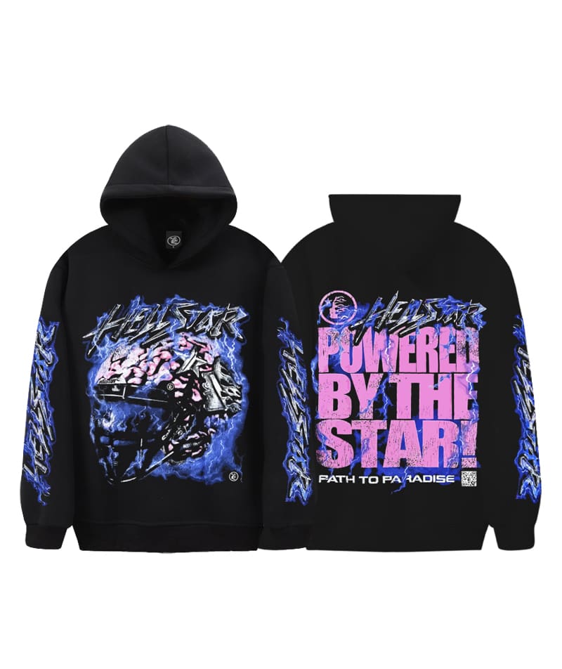 american fashion brand H*lst*r hoodie distressed high street style for men and women