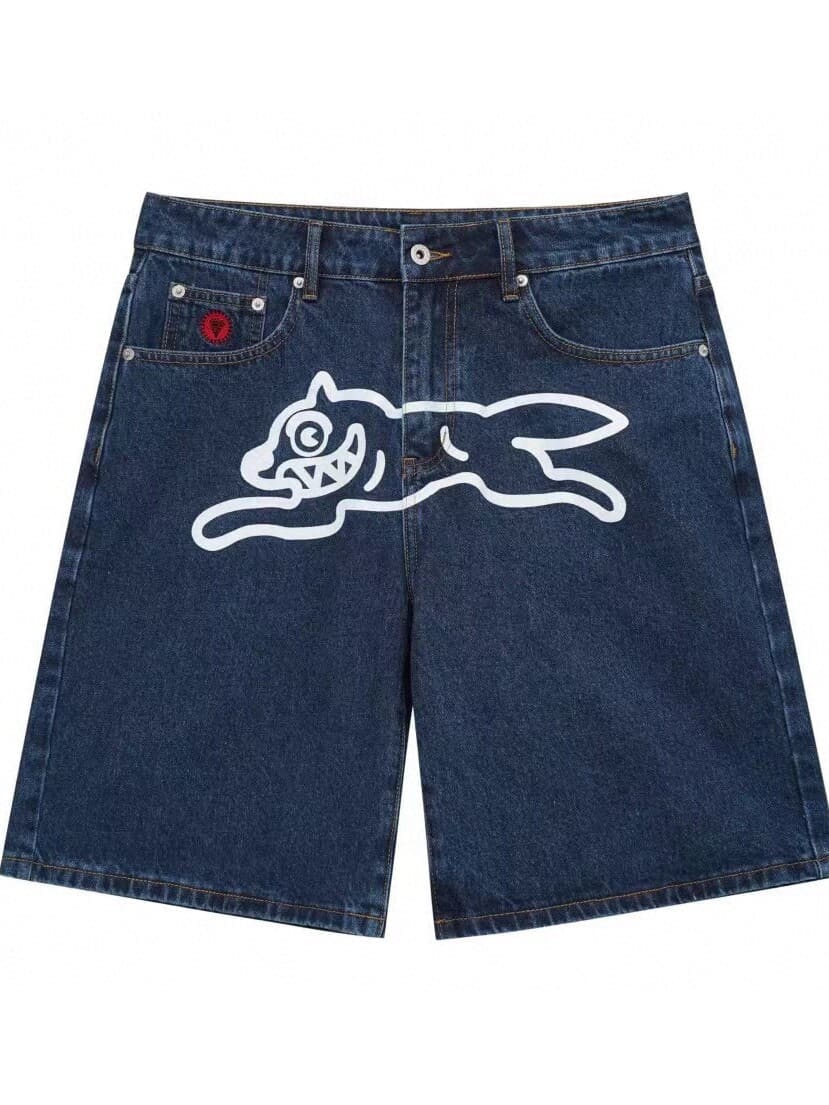 Bbc Flying Dog Denim Shorts