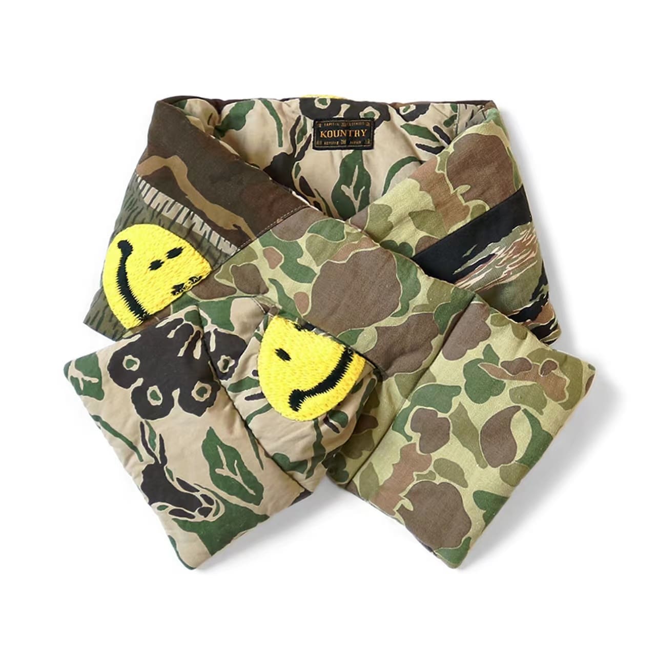 Kapital Camouflage Embroidery Scarf