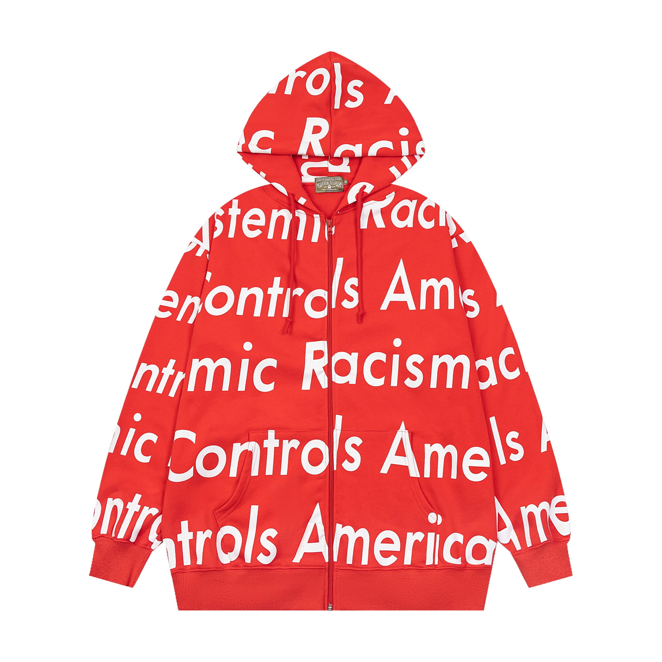 Denim Teares Full Printed Cardigan