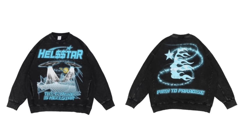 H*lst*r letter print high street hoodie