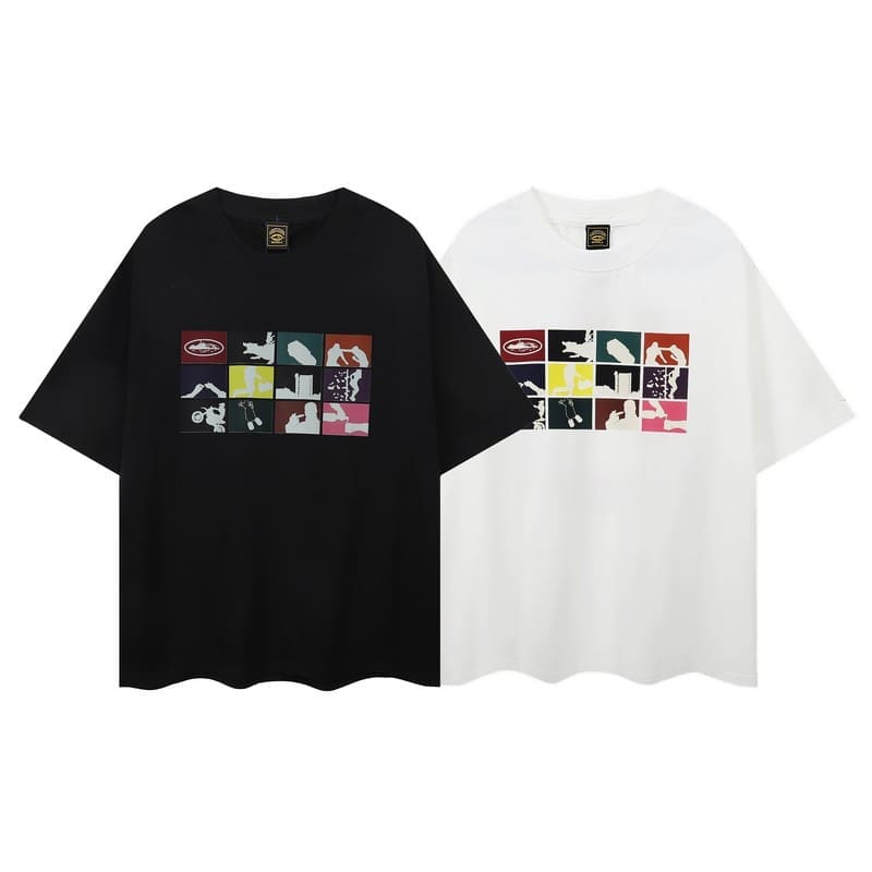 Corteiz Devil Island Men’s Cotton Loose Short Sleeve T-Shirt