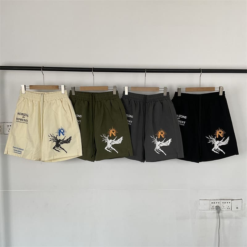 Represent Sun Wing Figure Print High Street Casual Shorts Set