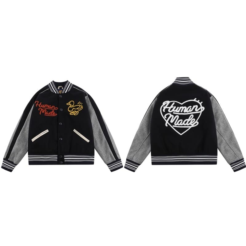 retro Hvm*n M*de cho baseball jacket