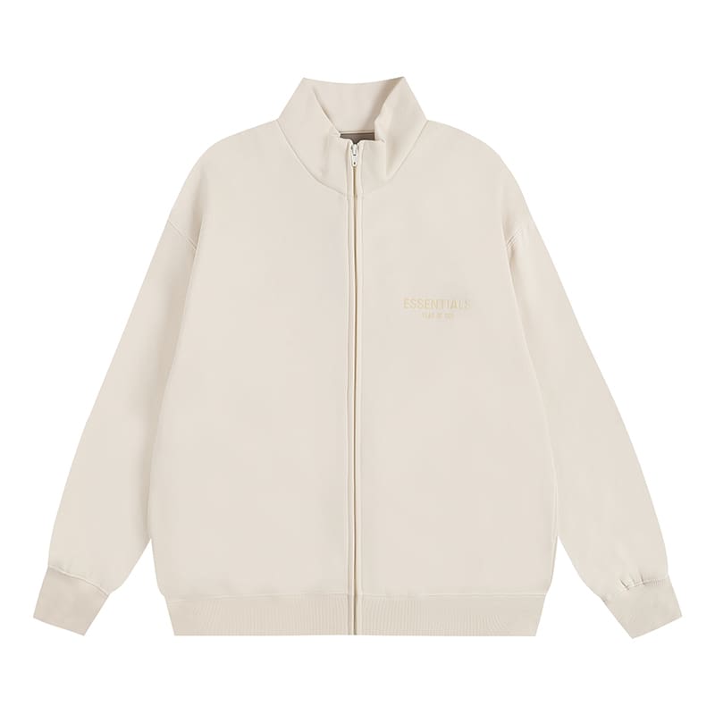 Fear Of God Fog Essentials Five-Pointed Star Zipper Sweater