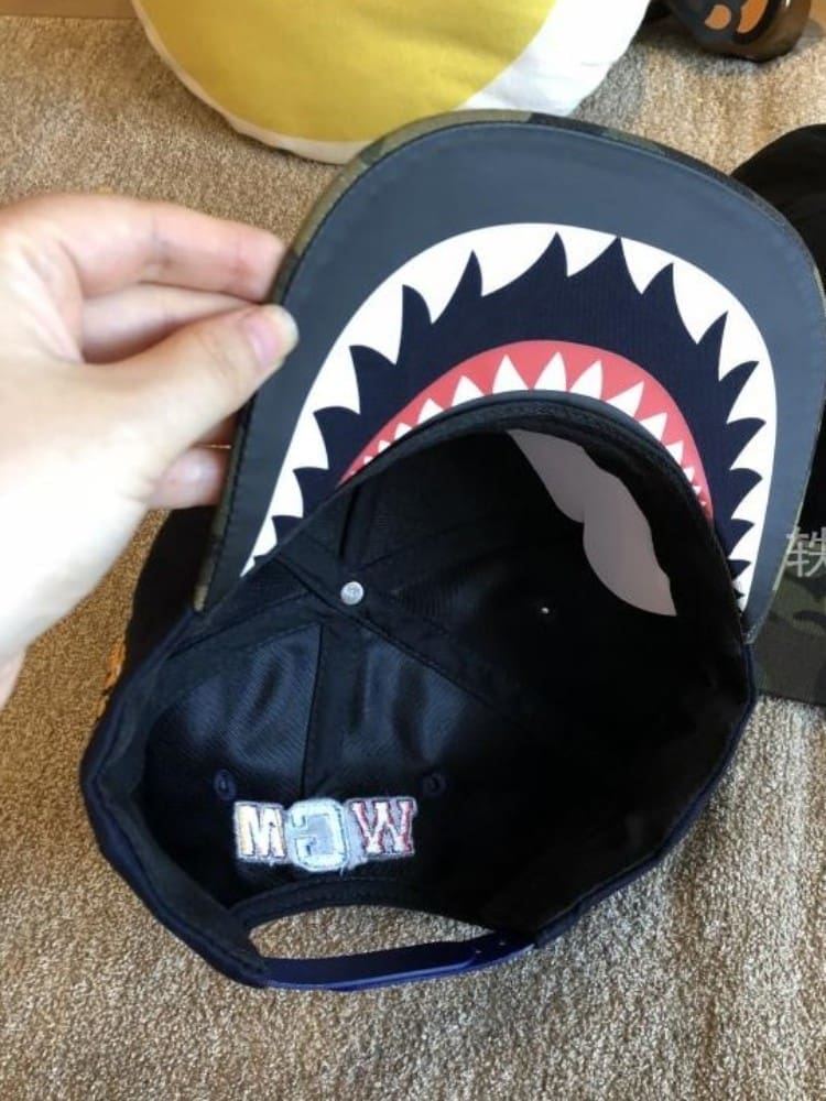 Bape Camouflage Shark Kids Cap