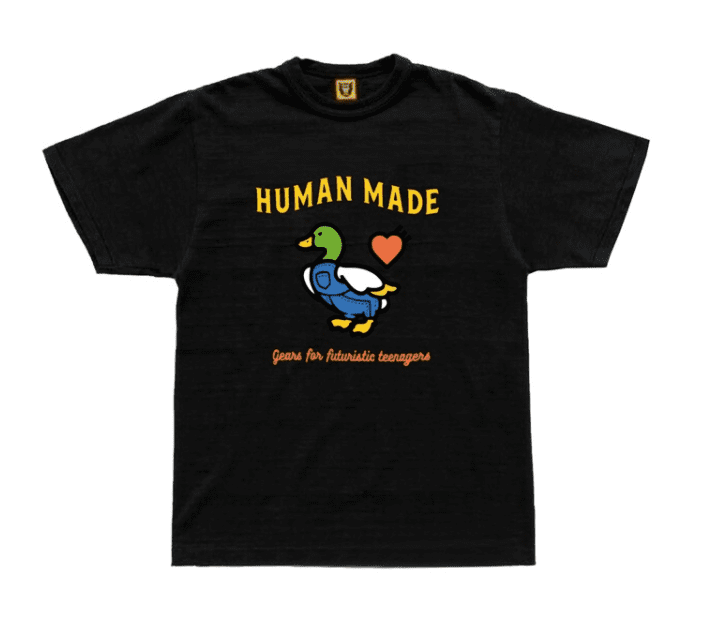 Hvm*n M*de duck letter short sleeve tee