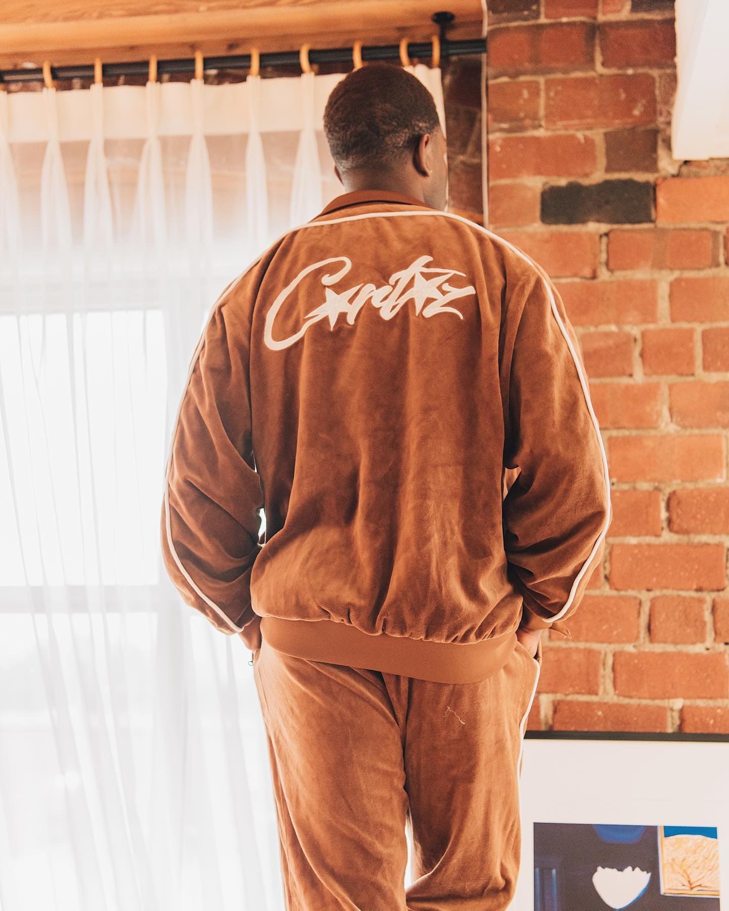 Corteiz Velvet Jacket With Embroidered Pants