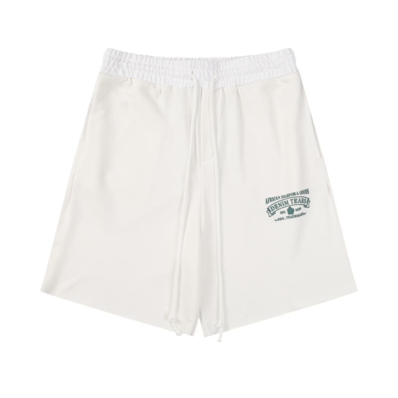 Denim Tears Kapok Letter Print T-Shirt & Shorts