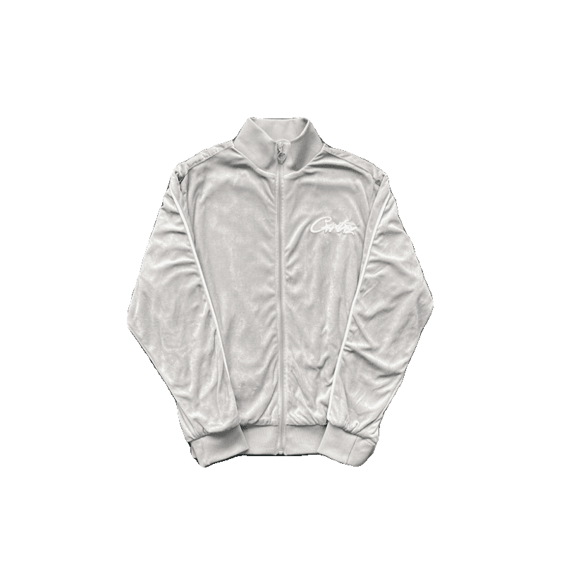 Corteiz Velvet Track Set with Embroidered Letter Zipper