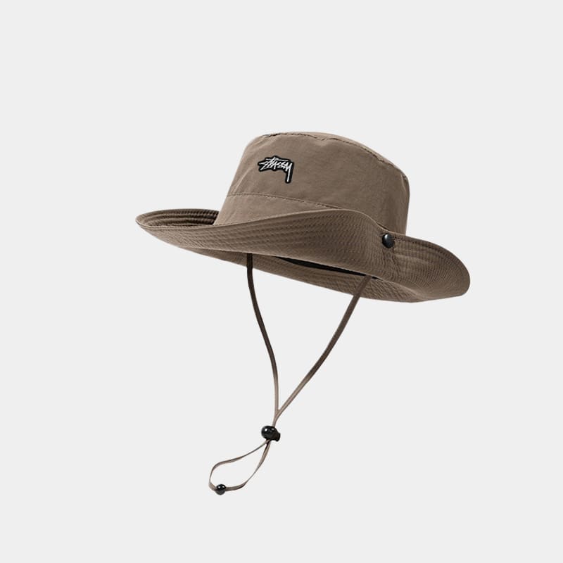 Stussy Outdoor Quick-Drying Bucket Hat Summer Sun Hat for Women