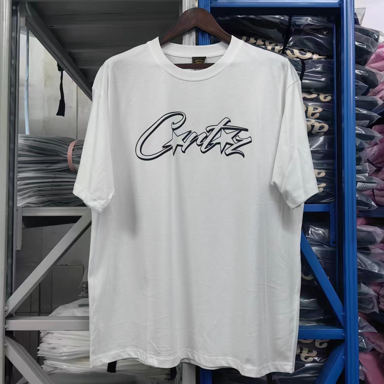 Corteiz Classic Letter Print Loose T-Shirt for Men and Women