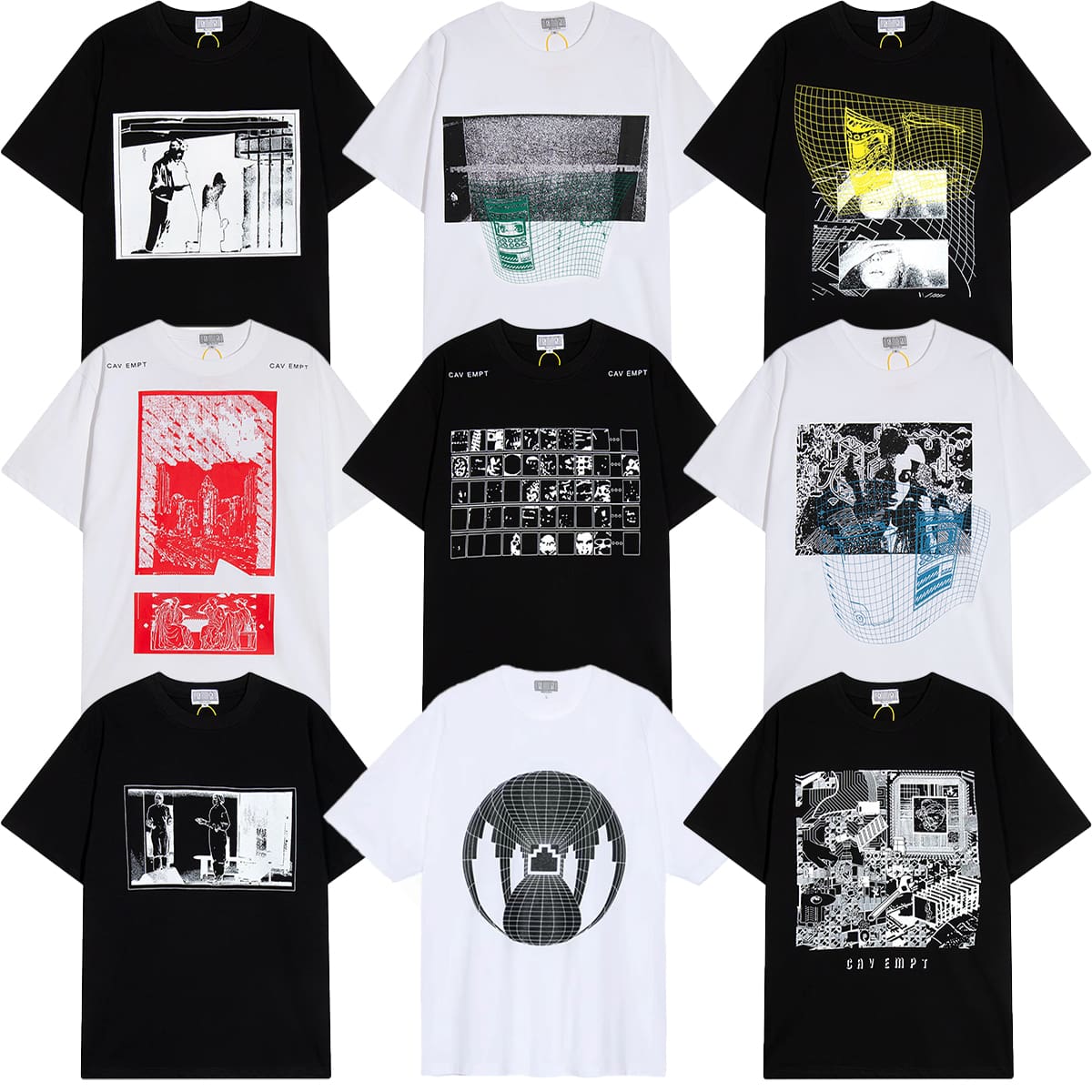 Cavempt Ce Abstract Print Tee