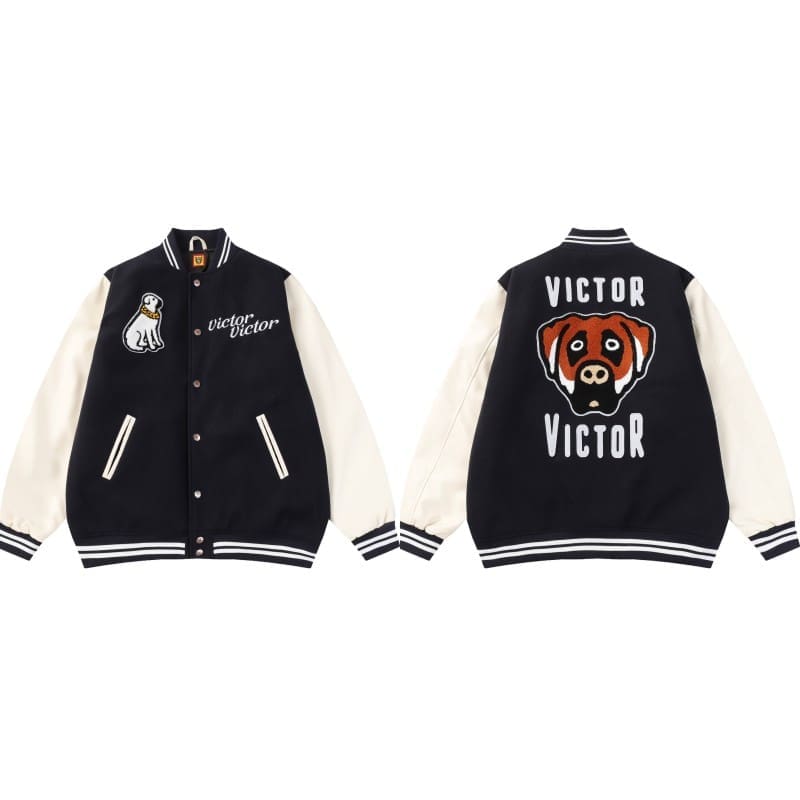 retro Hvm*n M*de cho baseball jacket