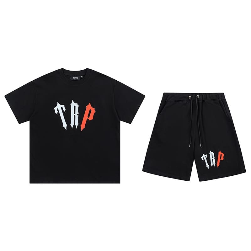 Trapstar Sword Letter Print T-Shirt & Shorts