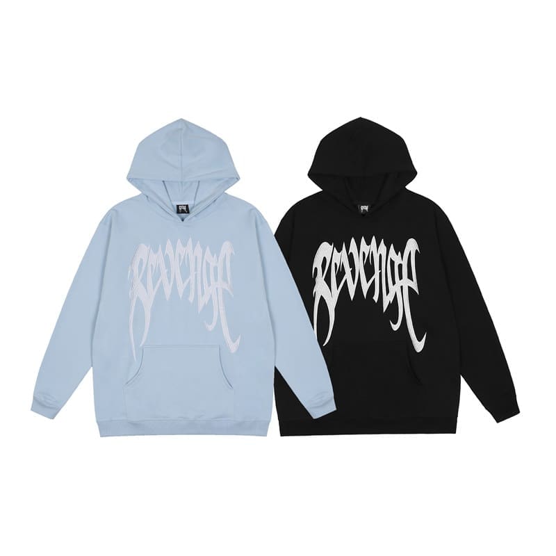 Revenge Embroidered Logo Hoodie