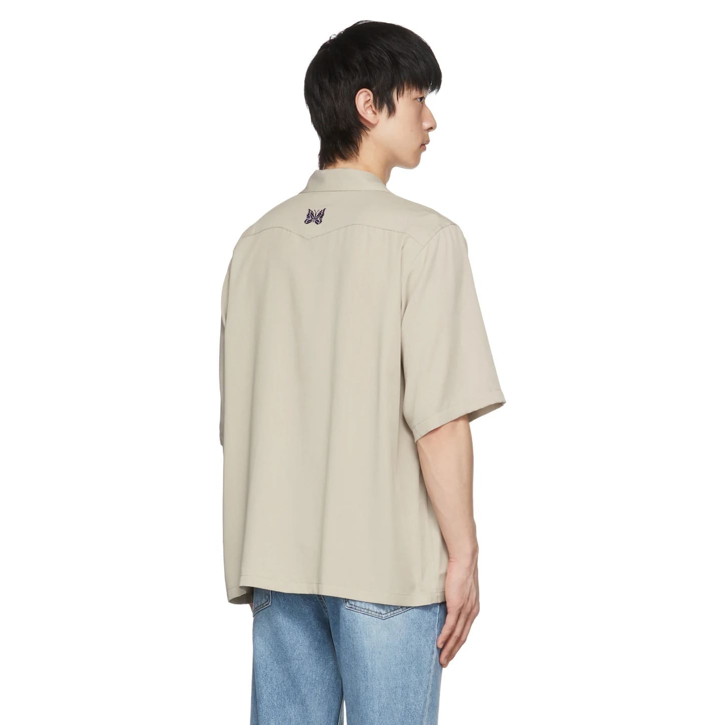 Needles Butterfly Embroidery Shirt