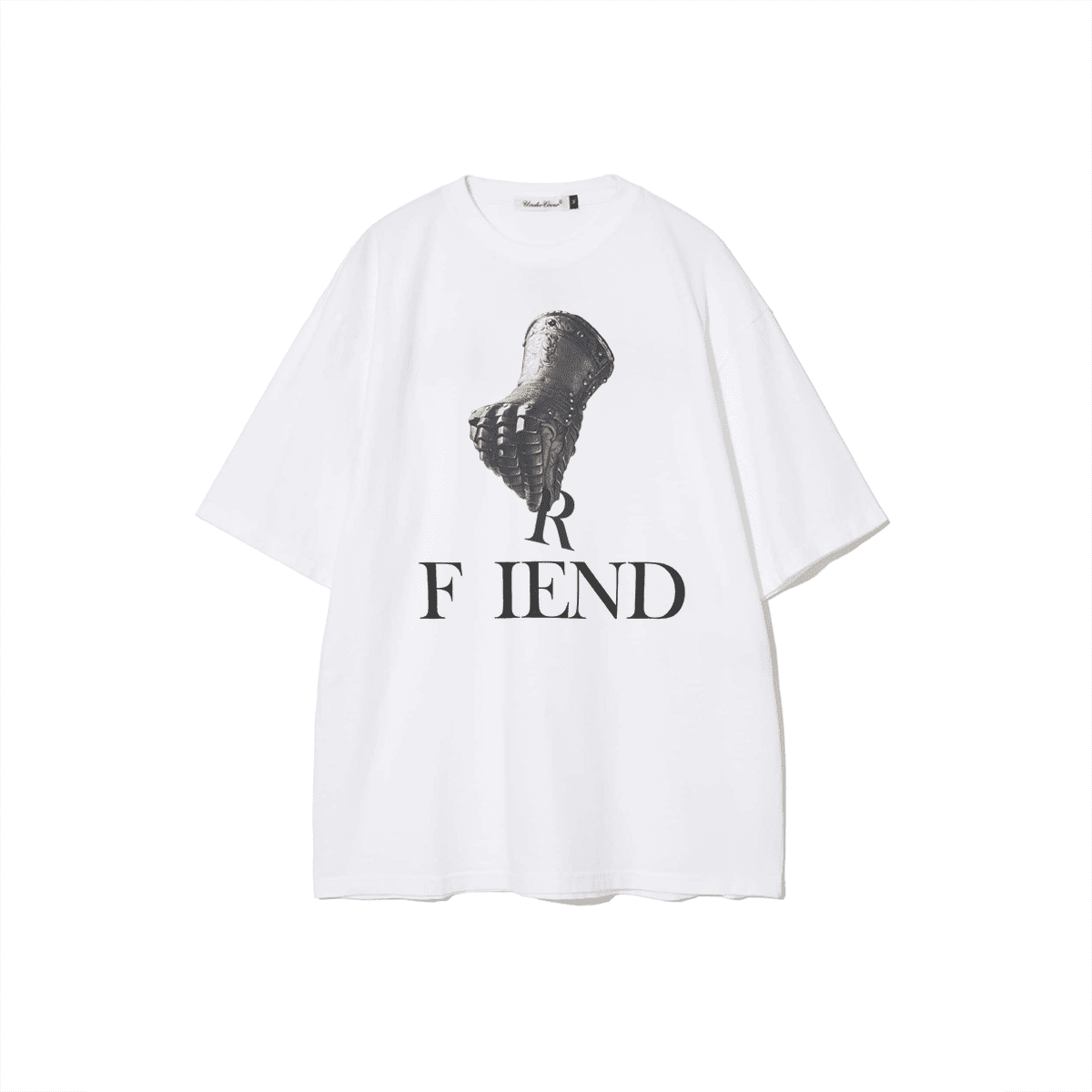 Undercover Retro Washed Friend Print Loose T-Shirt for Men and Women