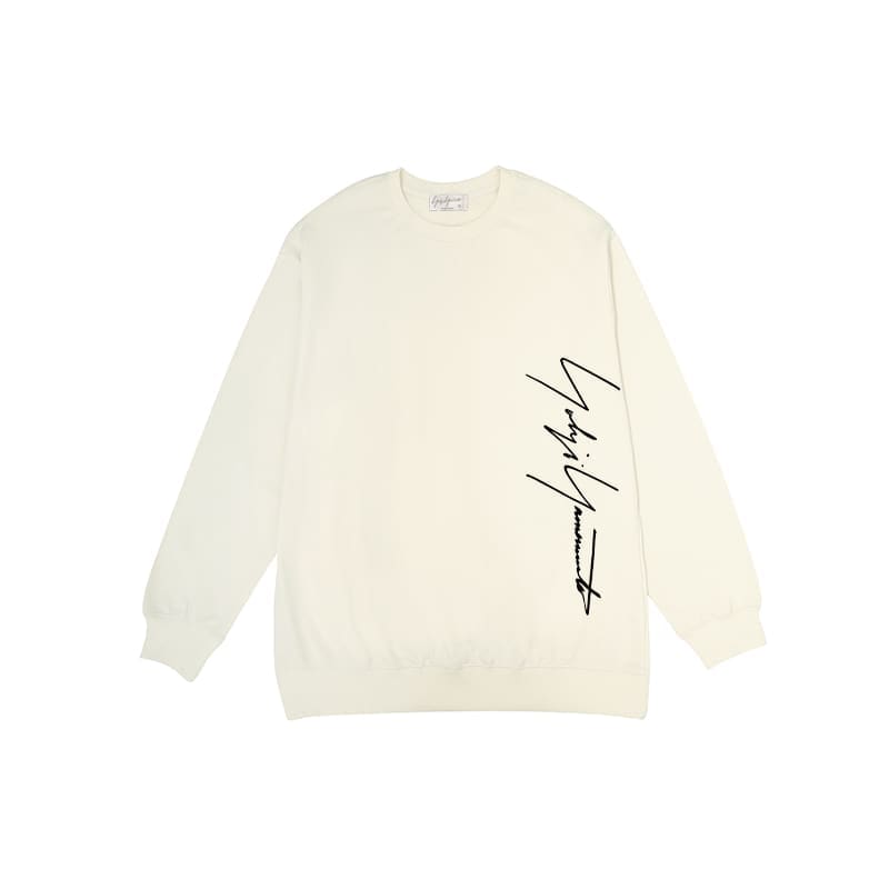 Yohji Yamamoto Vertical Signature Logo Hoodie