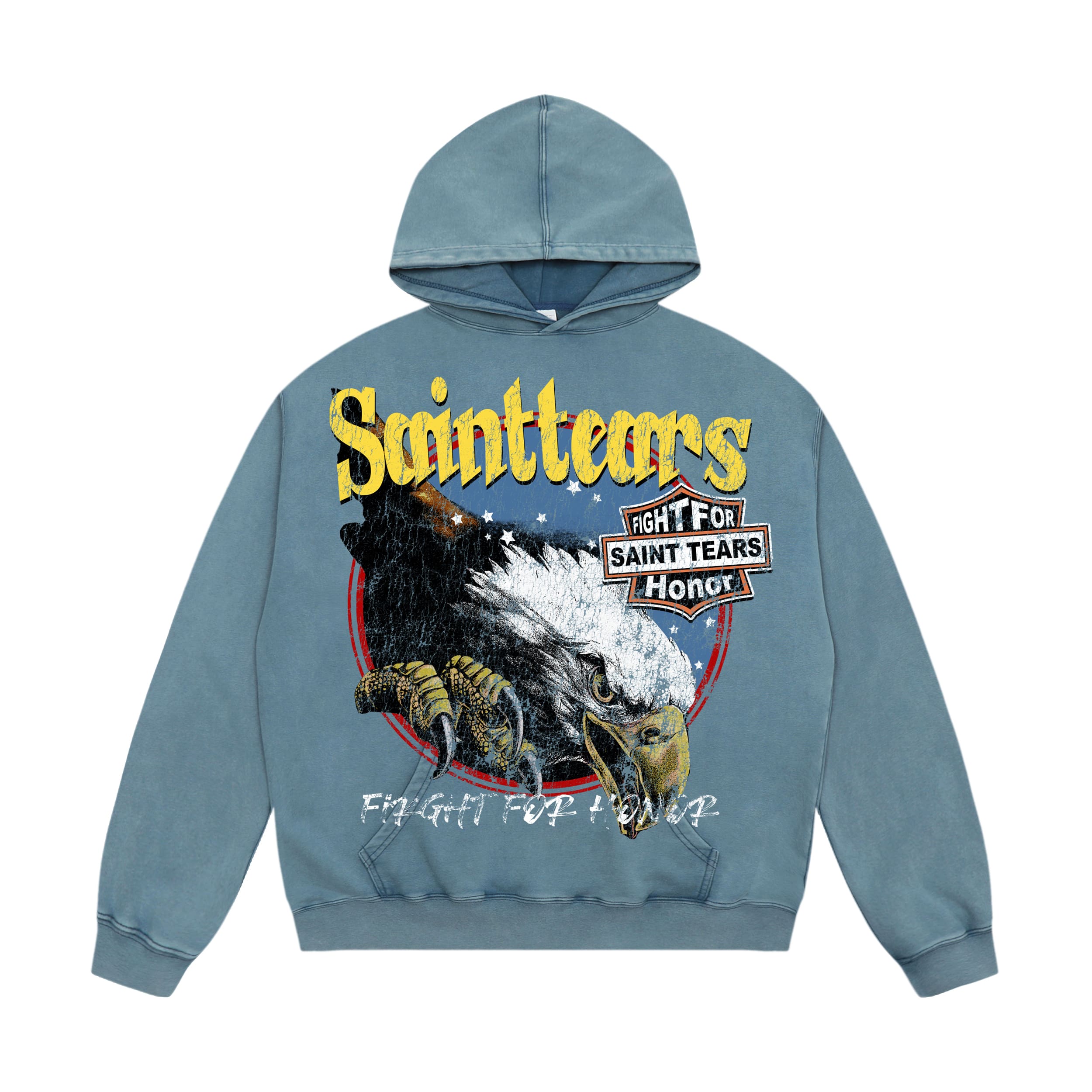Saint Michael Washed-Out Vintage Hoodie 1